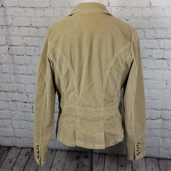 St. John's Bay tan Corduroy jacket - Picture 5 of 8